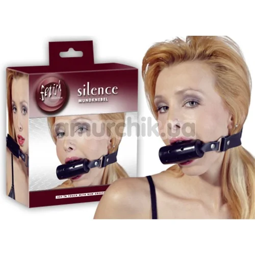 Кляп Silence Mouth Gag, чорний - Фото №1