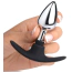 Анальная пробка Master Series Dark Invader Metal And Silicone Anal Plug S, черная - Фото №3