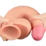 Фаллоимитатор Dual-Layered Silicone Nature Cock LVTOY454, телесный - Фото №3