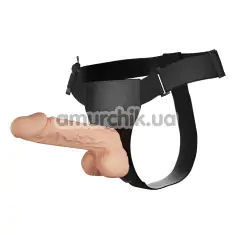 Страпон з вібрацією Ultra Passionate Harness 022084, тілесний - Фото №1