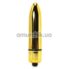 Кліторальний вібратор Eve After Dark Vibrating Bullet, золотий - Фото №1