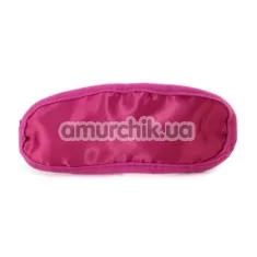 Маска на глаза Sex & Mischief Satin Hot Pink Blindfold, ярко-розовая - Фото №1
