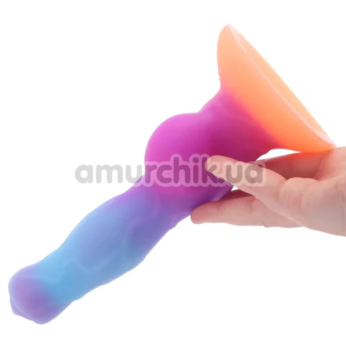 Фаллоимитатор Creature Cocks Space Cock Glows In The Dark, разноцветный