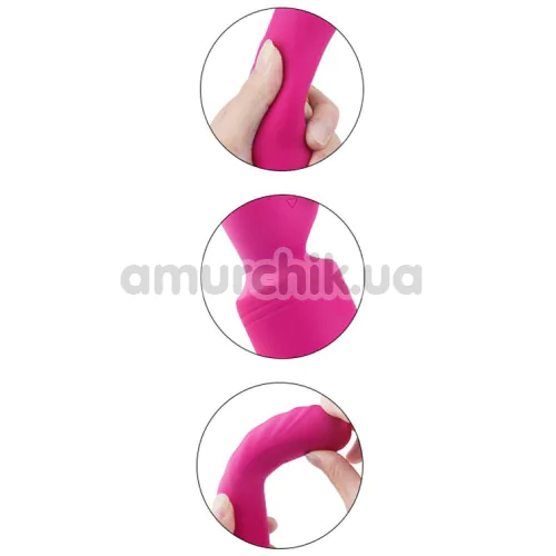 Универсальный массажер с подогревом Essentials Heating Bodywand, розовый