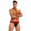 Боди мужское Star Night Belt & Pants, черно-красное - Фото №4