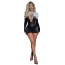 Сукня Star Night Sensual Party Mini Dress, чорно-біла - Фото №7