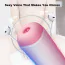 Мастурбатор з вібрацією Masturbator USB Rechargeable, білий - Фото №6