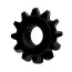 Ерекційне кільце Power Plus Cock Ring Series LV1432, чорне - Фото №2