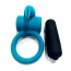 Ерекційне кільце з вібрацією Virgite Essentials Clitorial Vibrating Ring E9, бірюзове - Фото №4