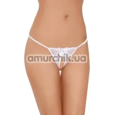 Трусики-стринги женские G-string белые (модель 2427) - Фото №1