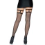 Панчохи Leg Avenue Thigh Highs With Garter Top, чорні - Фото №2