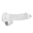 Фаллоимитатор Realrock Crystal Clear Dildo Realistic 6, прозрачный - Фото №3
