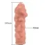 Насадка на пенис Kokos Extreme Sleeve ES.011 М, телесная - Фото №3