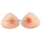 Накладная грудь Cottelli Collection Silicone Breasts, телесная - Фото №1