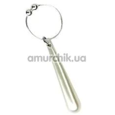 Прикраса для пупка Navel Noveltic Ring with White Drop - Фото №1
