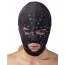 Маска со стразами Bad Kitty Kopfmaske Nieten, черная