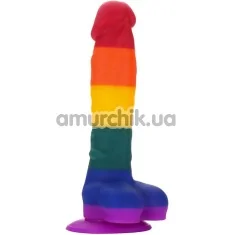 Фаллоимитатор Colourful Love Colourful Dildo 8.5, радужный - Фото №1
