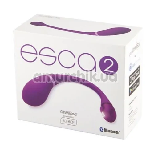 Віброяйце Ohmibod Esca 2 for Kiiroo, фіолетове