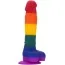 Фаллоимитатор Colourful Love Colourful Dildo 8.5, радужный - Фото №1