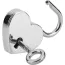 Набор из 2 замков с ключами Liebe Seele Heart-Shaped Lock, серебряный - Фото №6