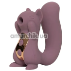 Симулятор орального секса для женщин с вибрацией Sweet Em Velvet Lure Sneaky Squirrel, фиолетовый - Фото №1