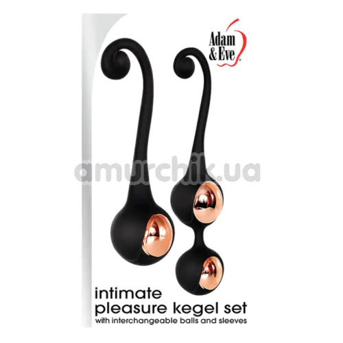 Вагинальные шарики Adam & Eve Intimate Pleasure Kegel Set, бронзовые