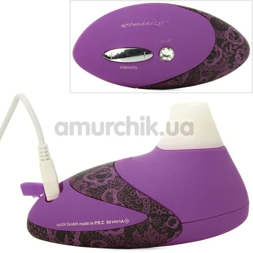 Симулятор орального сексу для жінок Womanizer W500 Pro, фіолетовий