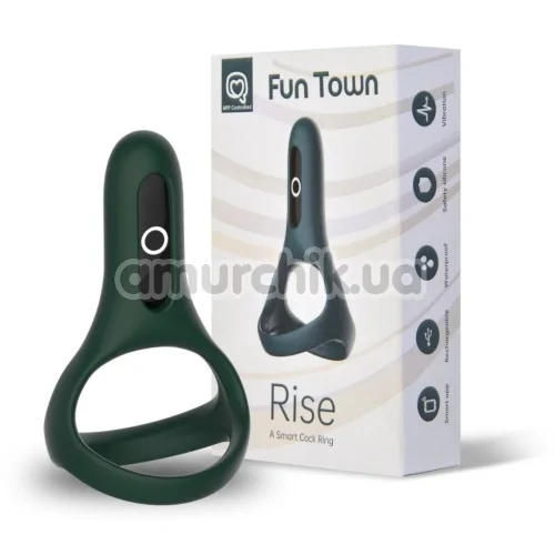 Віброкільце для члена Magic Motion Fun Town Rise, зелене
