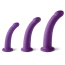 Страпон с набором насадок Virgite Erotic Things Universal Harness Dildo Set She Has The Power, фиолетовый - Фото №10