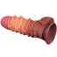 Фалоімітатор Dual-Layered Silicone Nature Cock LV411072, коричневий - Фото №10