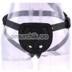 Трусики для страпона R.G.B Sex Harness The Basic Harness + 3 кільця, чорні - Фото №1