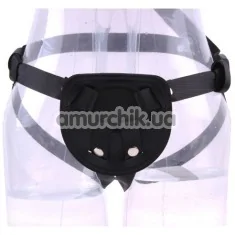 Трусики для страпона R.G.B Sex Harness The Basic Harness + 3 кольца, черные - Фото №1