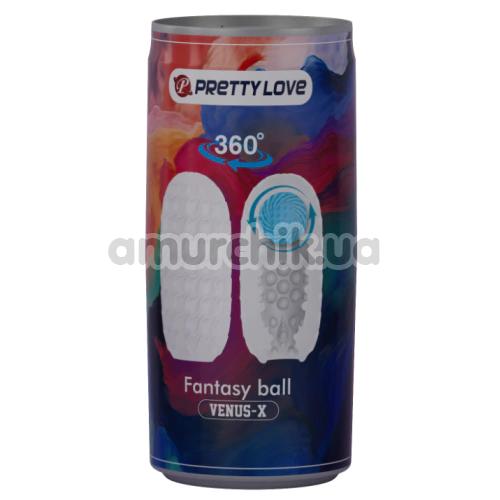 Мастурбатор Pretty Love Venus-X Fantasy Ball, белый - Фото №1