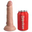Фаллоимитатор King Cock Elite 6 Dual Density Silicone Cock, телесный - Фото №3