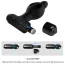 Анальная пробка с вибрацией MR Play Super Rower Silicone Vibrating Anal Plug, черный - Фото №6