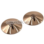 Прикраси для сосків Guilty Pleasure Linking Loop Covers, золоті - Фото №1