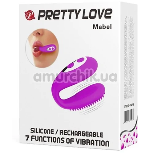 Вибратор для орального секса Pretty Love Mabel, розовый