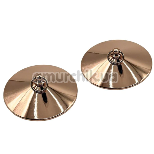 Прикраси для сосків Guilty Pleasure Linking Loop Covers, золоті - Фото №1