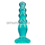 Анальна пробка Crystal Jellies Anal Delight 5, бірюзова - Фото №1