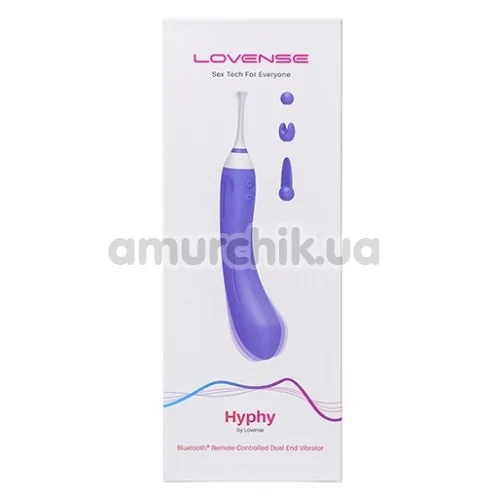 Вібратор для точки G і клітора Lovense Hyphy, фіолетовий