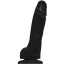 Фаллоимитатор Strap-On-Me Soft Realistic Dildo L, черный - Фото №1