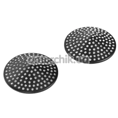 Прикраси для сосків Guilty Pleasure Glimmer Gaze Covers, чорні - Фото №1