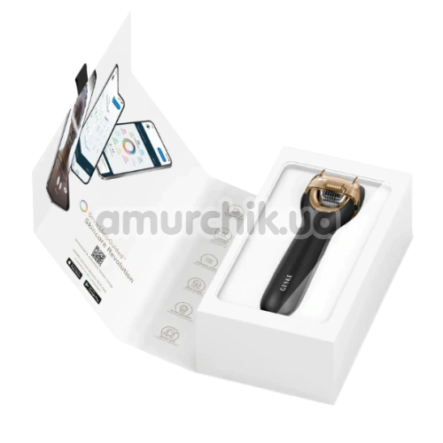 Масажер-ролер для обличчя з мікроголками Geske MicroNeedle Face Roller 9 in 1, сірий