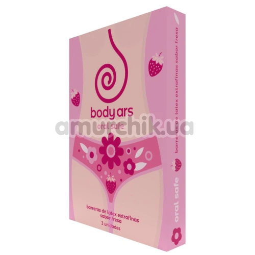 Серветки для орального сексу Body Ars Oral Safe, 3 шт