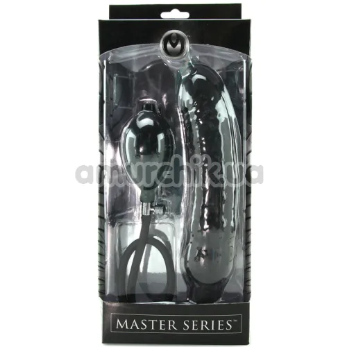 Фаллоимитатор Master Series Primal Inflatable Dildo, черный