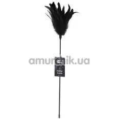 Перышко для ласк Art of Sex Feather Paddle перо петуха, черное - Фото №1