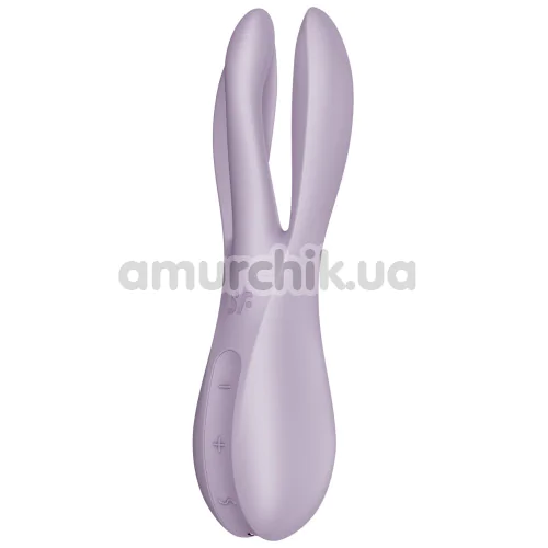 Кліторальний вібратор Satisfyer Threesome 2, фіолетовий