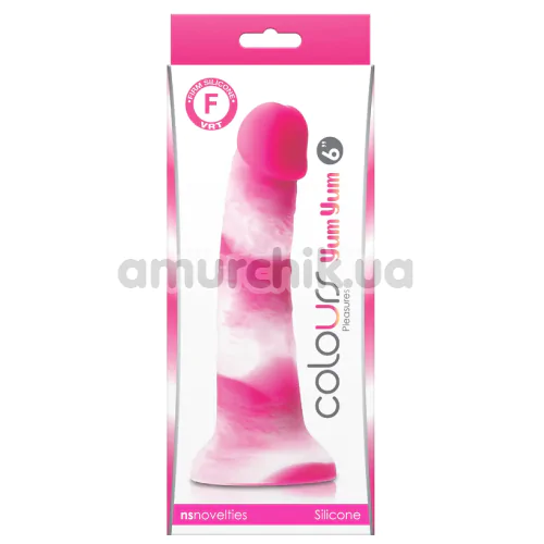 Фалоімітатор Colours Pleasures Yum Yum 6, рожевий