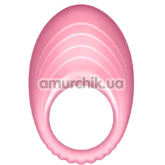 Виброкольцо для члена Univibe Marshmallow Fluffy Touch Halo, розовое - Фото №1