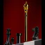 Кліторальний вібратор Upko The Chess Collection Bishop Mini Vibrator, золотий - Фото №5
